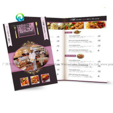 Custom Design Color Foldable Restaurant Menu Catalogue/Brochure/Booklet Printing